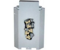 Panel 3 x 3 x 6 Corner Wall without Bottom Indentations with Bricks, 6 Dark Tan Ivy Leaves and Black Spider Pattern (Sticker) - Set 9468