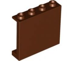 Panel 1 x 4 x 3 with Side Supports - Hollow Studs