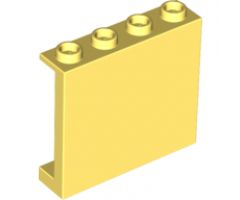 Panel 1 x 4 x 3 with Side Supports - Hollow Studs