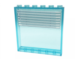Panel 1 x 6 x 5 with Seven Venetian Blinds and Drawstring Pattern (Sticker) - Set 41318
