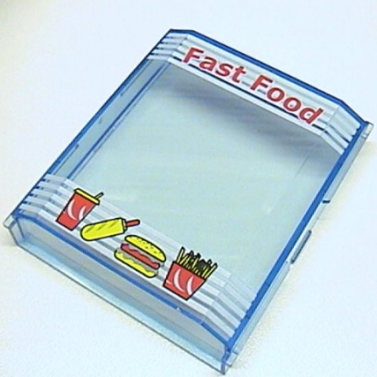 Panel 2 x 8 x 8 with Fast Food Pattern (Set 4655)