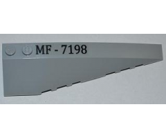 Wedge 10 x 3 Right with 'MF-7198' Pattern (Sticker) - Set 7198