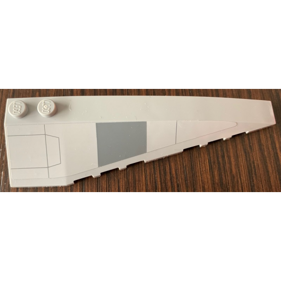 Wedge 10 x 3 Right with SW Imperial Assault Carrier Hull Plates Pattern (Sticker) - Set 75106