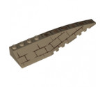 Wedge 12 x 3 Right with Bricks and Hieroglyphs Pattern