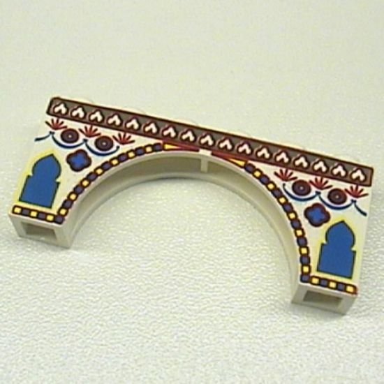 Arch 1 x 6 x 2 with Indian Pattern