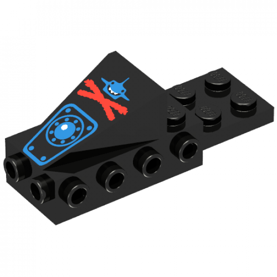 Cockpit Space Nose with Aquazone Aquashark Blue Shark with Red 'X' Pattern