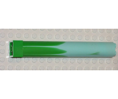 Support 2 x 2 x 11 Solid Pillar with Marbled Bright Green Pattern