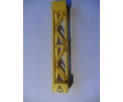 Support 2 x 2 x 10 Girder Triangular Vertical - Type 3 - 3 Posts, 2 Sections with Electricity Danger Sign Pattern Left (Sticker) - Set 7633