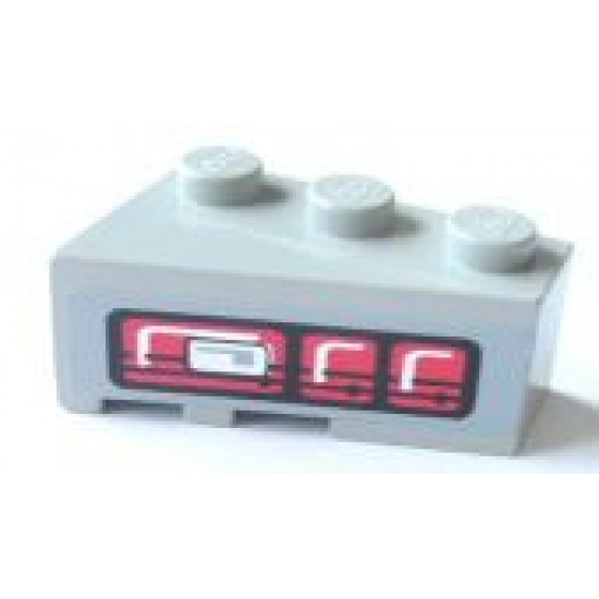 Wedge 3 x 2 Right with Taillights Pattern (Sticker) - Set 8479