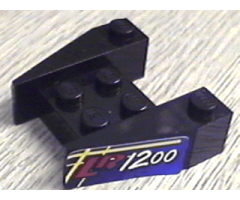 Wedge 3 x 4 without Stud Notches with 'LR1200' Pattern on Both Sides (Stickers) - Set 8417