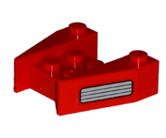 Wedge 3 x 4 without Stud Notches with Grille Pattern on Both Sides (Stickers) - Set 5591