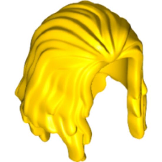 Minifigure, Hair Long, Parted in Front