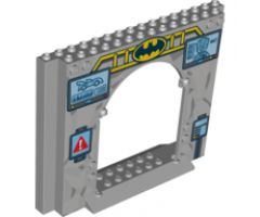 Panel 4 x 16 x 10 with Batman Logo, Joker and Car Pattern