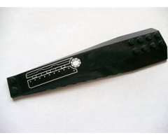 Wedge 16 x 4 Triple Curved with Silver Panels, Rivets and Filler Cap Pattern Model Right (Sticker) - Set 7787