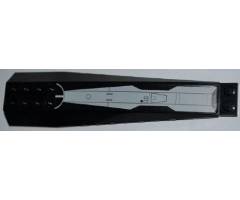 Wedge 16 x 4 Triple Curved with SW V-wing Starfighter Pattern (Sticker) - Set 7915