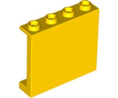 Panel 1 x 4 x 3 with Side Supports - Hollow Studs