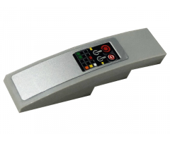 Slope, Curved 4 x 1 with Control Panel, Levers and Buttons Pattern (Sticker) - Set 76899