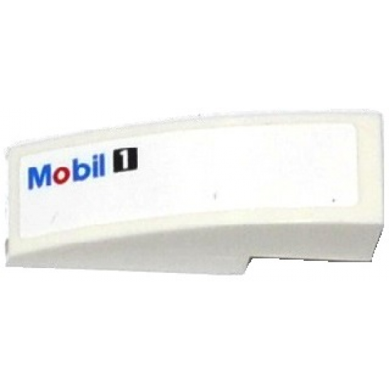 Slope, Curved 3 x 1 with 'Mobil 1' Pattern Model Right Side (Sticker) - Set 75912
