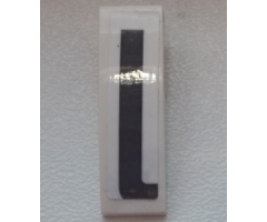 Slope, Curved 3 x 1 with Dark Bluish Gray Markings Pattern Model Right Side (Sticker) - Set 75876