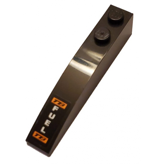 Slope, Curved 6 x 1 with 'TB FUEL TB' Pattern (Sticker) - Set 8051