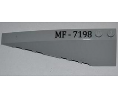 Wedge 10 x 3 Left with 'MF-7198' Pattern (Sticker) - Set 7198