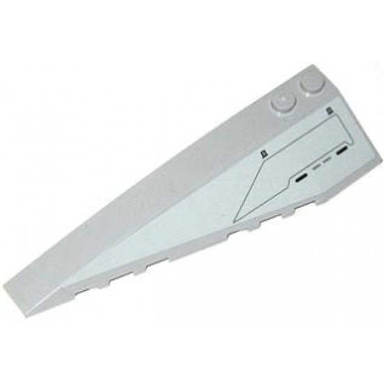 Wedge 10 x 3 Left with SW AT-TE Panel Pattern (Sticker) - Set 75019