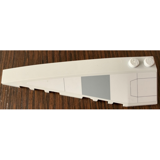 Wedge 10 x 3 Left with SW Imperial Assault Carrier Hull Plates Pattern (Sticker) - Set 75106
