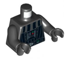 Torso SW Darth Vader Death Star Pattern / Chrome Black Arms / Chrome Black Hands