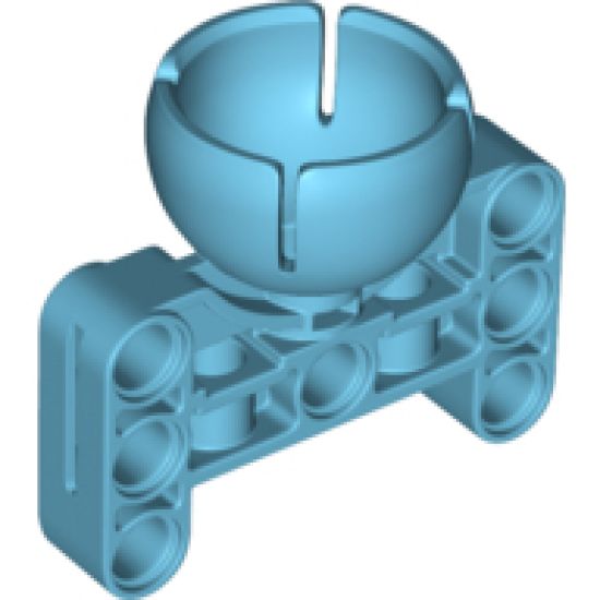 Technic, Steering Ball Joint Large Receptacle with H-Shape Perpendicular Thick Liftarm