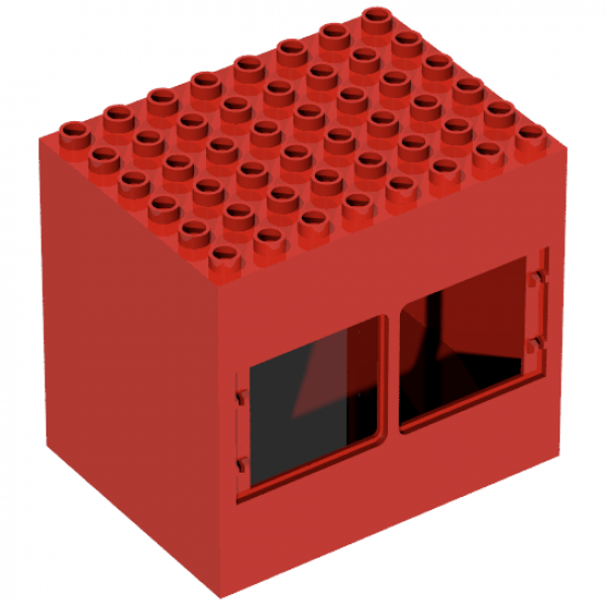 Duplo, Building 6 x 8 x 6 with Front Windows