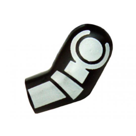 Arm, Left with White Lego Minifigure Skeleton Arm Pattern