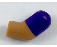 Arm, Left with Dark Purple Short Sleeve Pattern