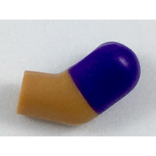 Arm, Left with Dark Purple Short Sleeve Pattern