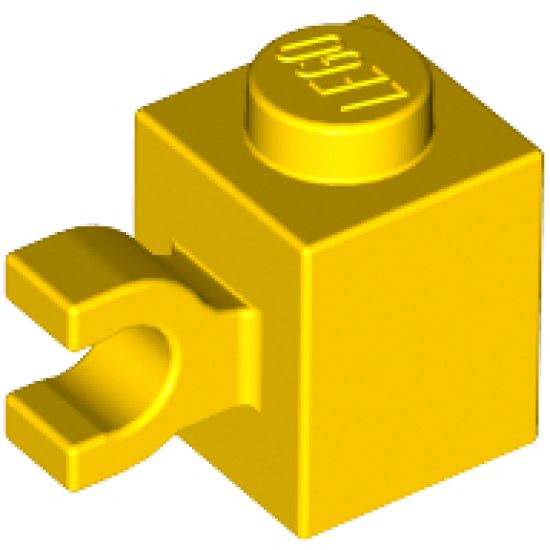 Brick, Modified 1 x 1 with Clip (Horizontal Grip)