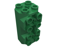 Brick, Modified Octagonal 2 x 2 x 3 1/3 with Side Studs