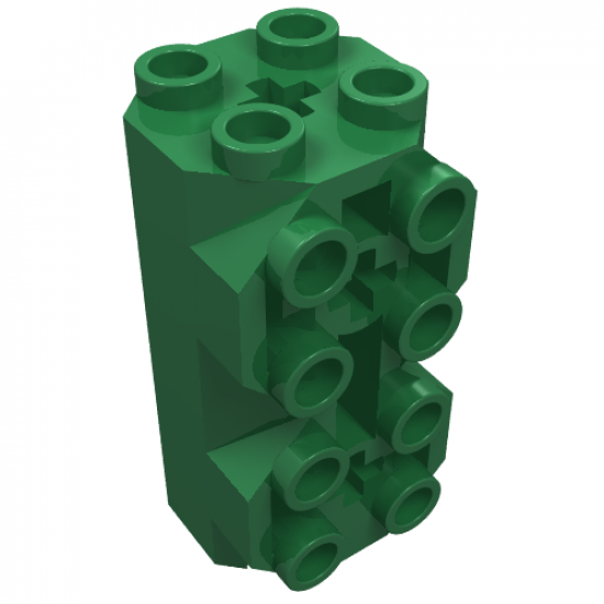Brick, Modified Octagonal 2 x 2 x 3 1/3 with Side Studs