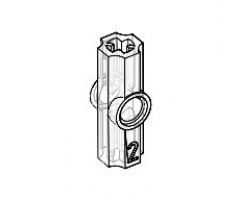 Technic, Connector Axle and Pin Angled #2 - 180 degrees