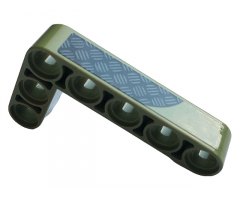 Technic, Liftarm 3 x 5 L-Shape Thick with Tread Plate Pattern Model Right Side (Sticker) - Set 42110
