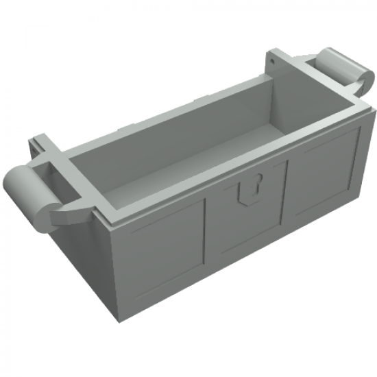 Container Treasure Chest Bottom - No Slots in Back