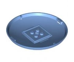 Container X-Pod Bottom Cap 9 x 9 x 1