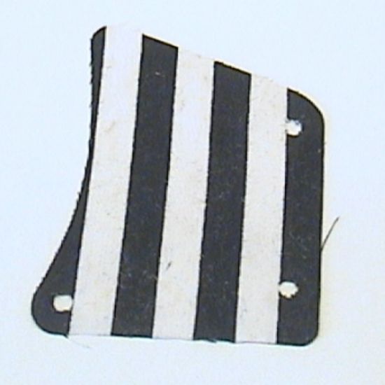 Cloth Sail 9 x 11, 3 Holes with Black Stripes Pattern
