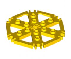 Technic, Plate Rotor 6 Blade with Clip Ends Connected (Water Wheel)