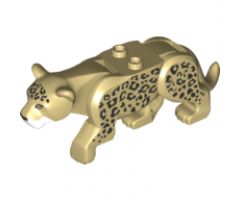 Cat, Large (Leopard) with White Muzzle and Black Nose and Spots Pattern