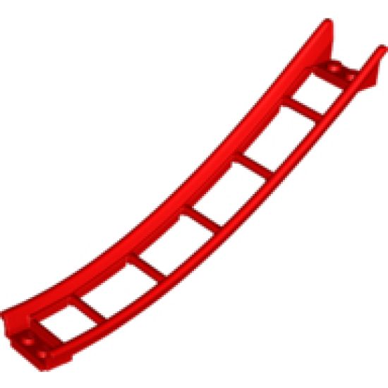Train, Track Roller Coaster Ramp Large Lower Part, 6 Bricks Elevation