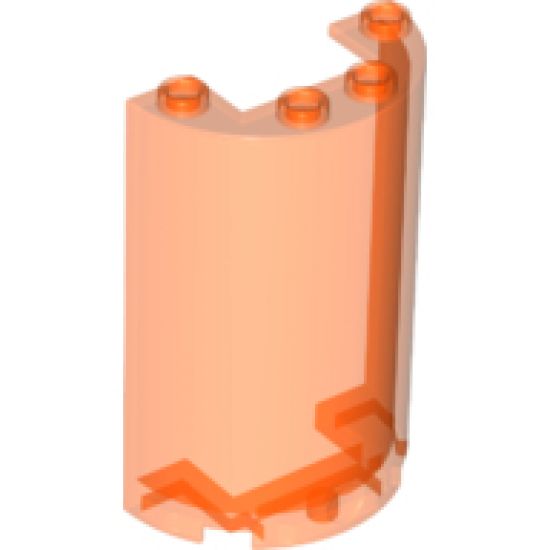 Cylinder Half 2 x 4 x 5 with 1 x 2 Cutout