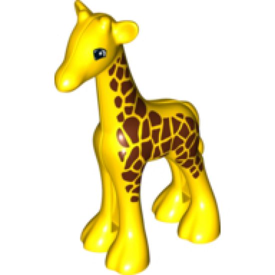 Duplo, Animal Giraffe Baby Large, Eyes Squared Pattern