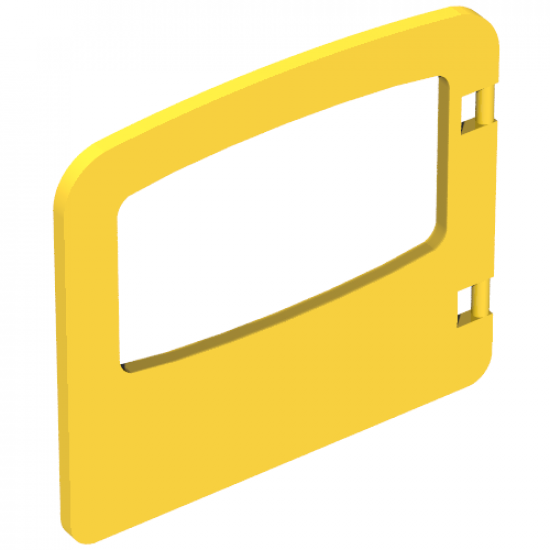 Duplo, Building Door / Window Pane 1 x 4 x 3 with One Pane and Interior Top Clip
