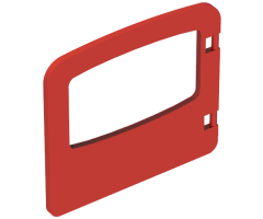 Duplo, Building Door / Window Pane 1 x 4 x 3 with One Pane and Interior Top Clip