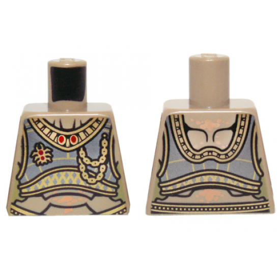 Torso SW Elaborate Golden Geonosian Armor Pattern