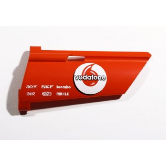 Technic, Panel Fairing #20 Large Long, Small Hole, Side A with 'vodafone', 'acer', 'SKF', 'brembo', 'OMR', 'MAGNETI MARELLI' and 'MAHLE' Pattern (Sticker) - Set 8674